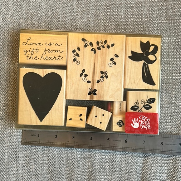 Love is a Gift stamp set - Picture 1 of 10